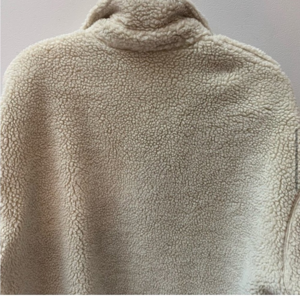 Polo Ralph Lauren Oversized Sherpa Fleece Button Up Shacket Jacket M - Picture 11 of 14